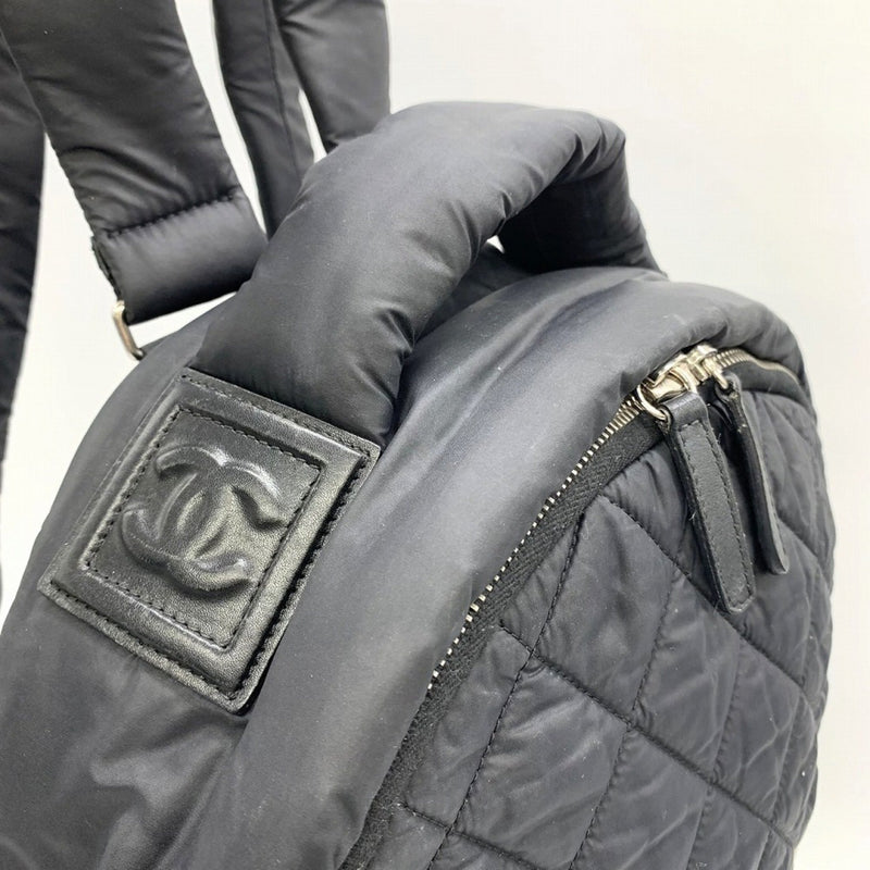 Chanel Black Nylon Backpack (Pre-Owned)