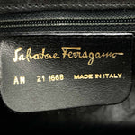 Salvatore Ferragamo Black Leather Handbag (Pre-Owned)