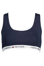 Tommy Hilfiger Blue Cotton Women Sports Women's Bra