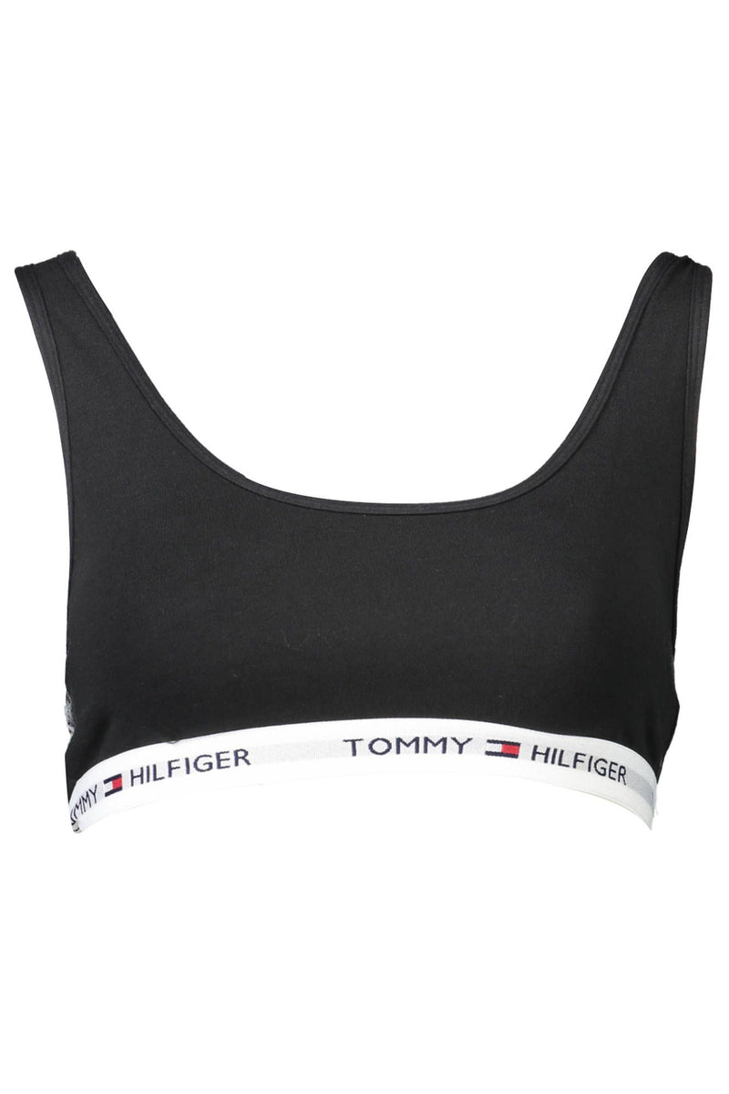 Tommy Hilfiger Black Cotton Women Sports Women's Bra