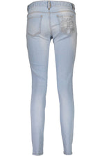 Just Cavalli Light Blue Cotton Women Women's Jeans