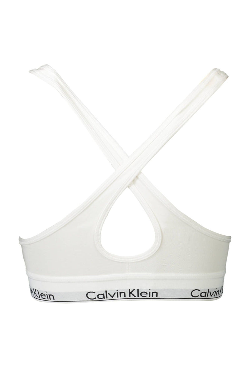 Calvin Klein White Cotton Women Women's Bralette