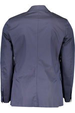 Gant Blue Cotton Men Men's Jacket