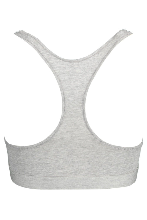 Tommy Hilfiger Gray Cotton Women Sports Women's Bra