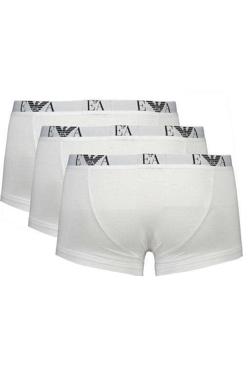 Emporio Armani White Cotton Men Men's Trunk