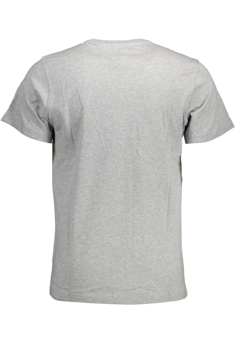 Tommy Hilfiger Gray Cotton Men Men's T-Shirt