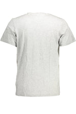 Tommy Hilfiger Gray Cotton Men Men's T-Shirt