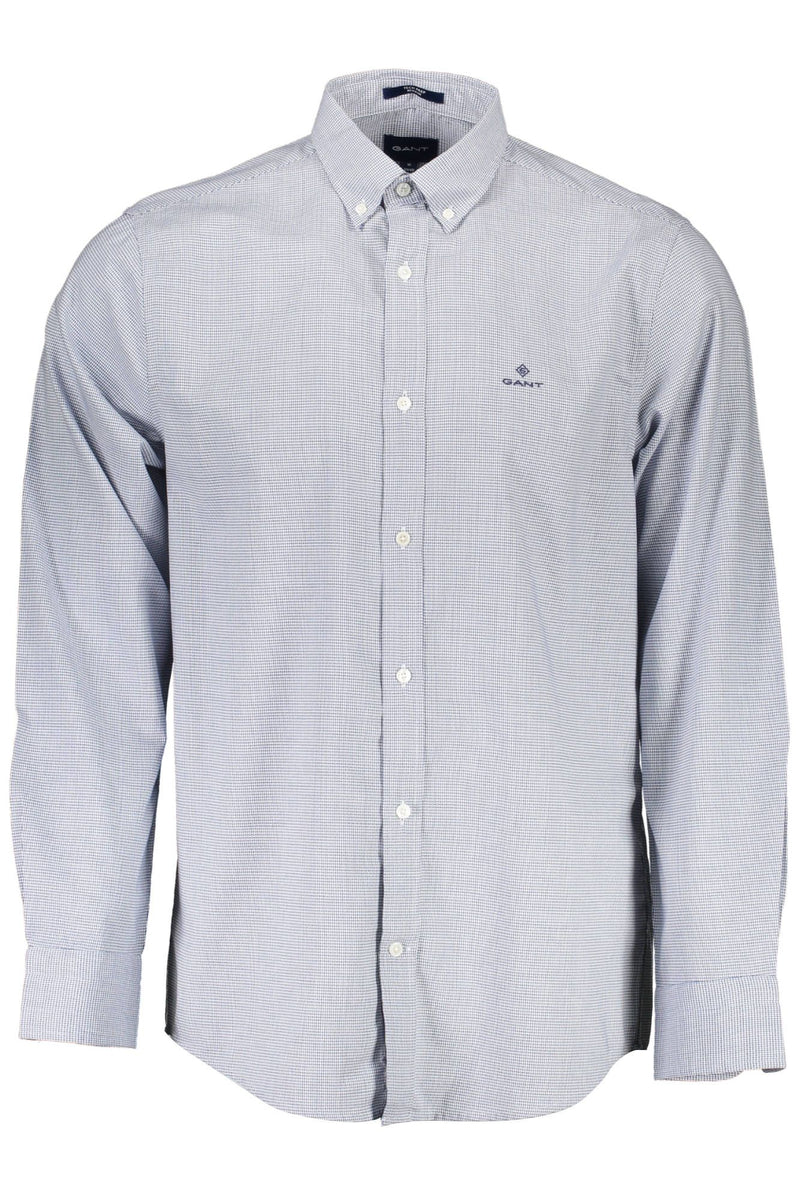 Gant Blue Cotton Men Men's Shirt