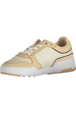 Tommy Hilfiger Beige Leather Women Women's Sneaker