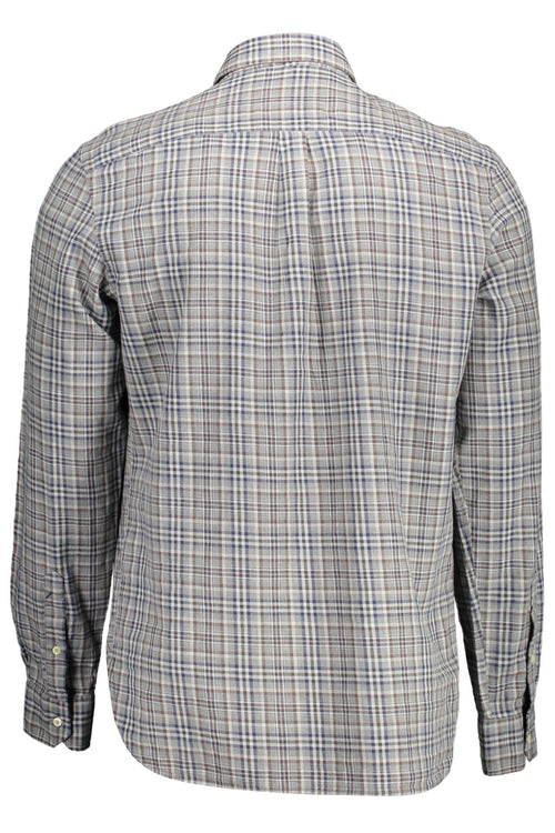 U.S. POLO ASSN. Gray Cotton Men Men's Shirt