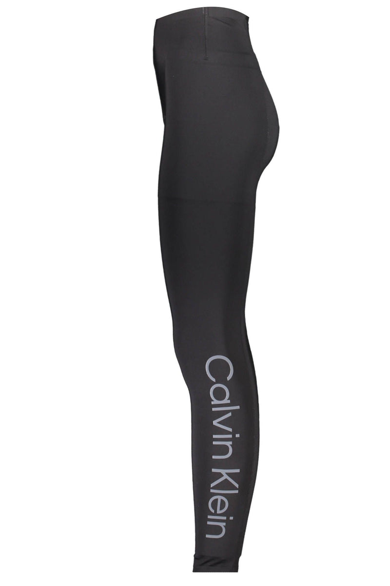 Calvin Klein Black Polyester Women Women's Legging