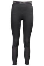 Calvin Klein Black Polyester Women Women's Legging