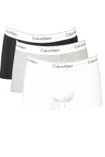 Calvin Klein Gray Cotton Men Men's Trunk