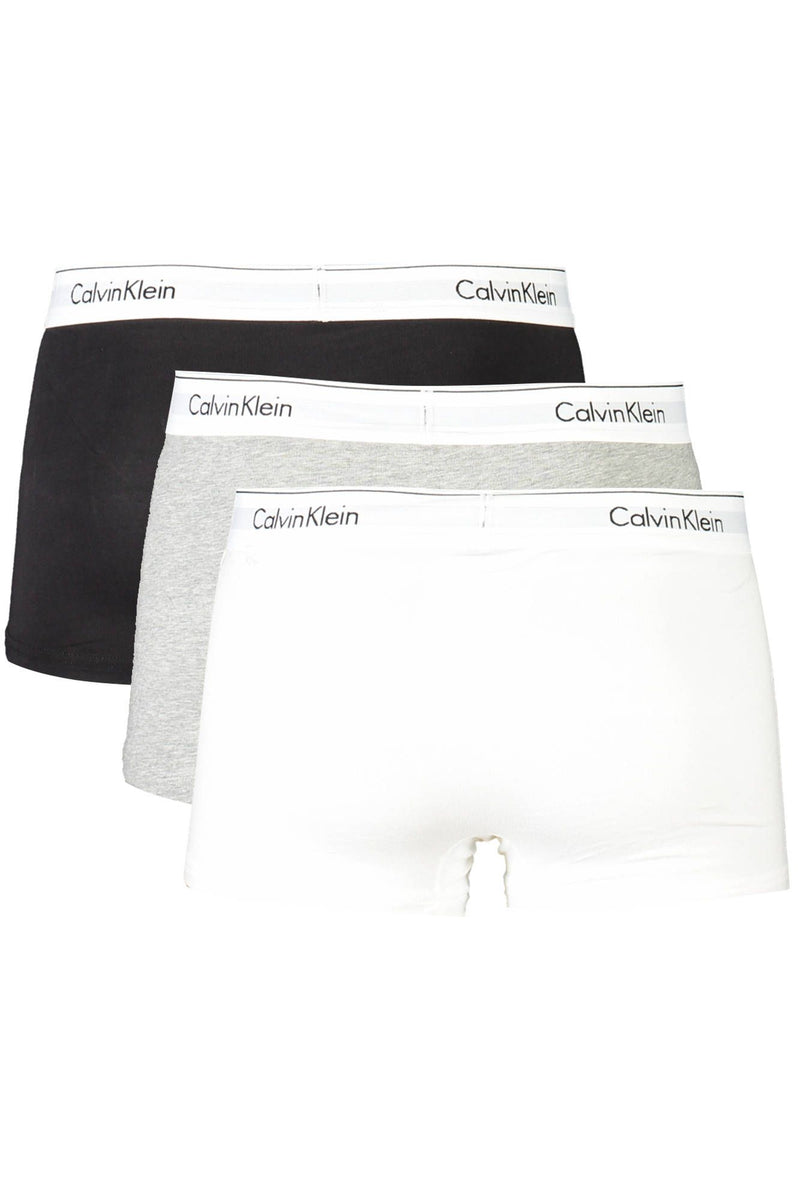 Calvin Klein Gray Cotton Men Men's Trunk