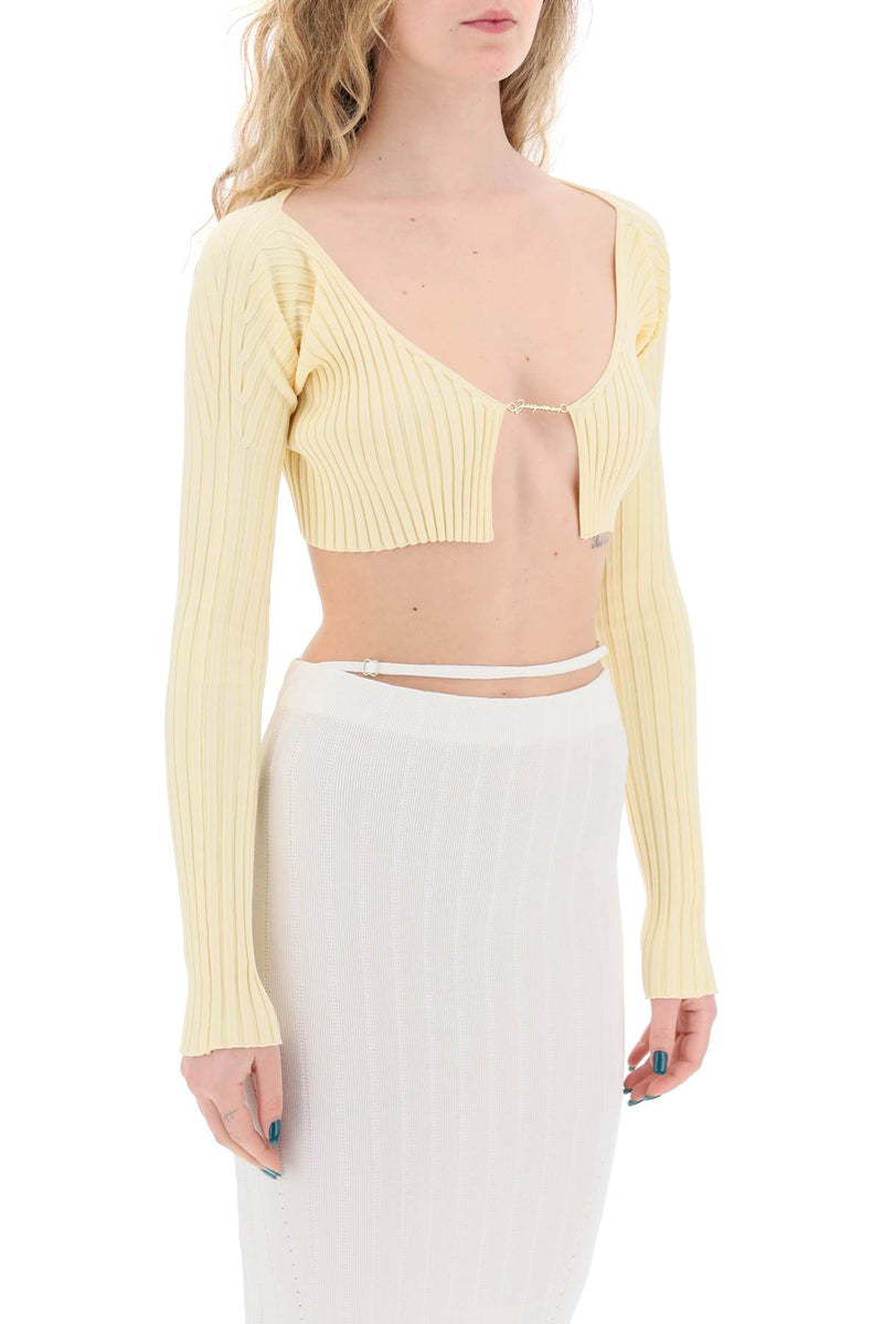 Jacquemus Women's La Maille Pralù Micro Cardigan