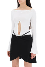 Courreges Women's "Jersey Body With Cut-Out