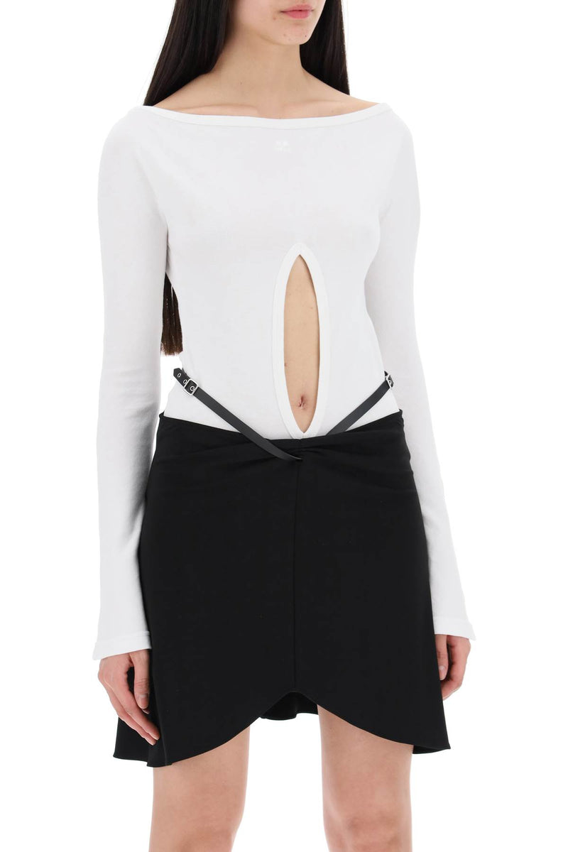 Courreges Women's "Jersey Body With Cut-Out