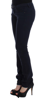 Costume National Chic Blue Straight Leg Denim Women's Delight