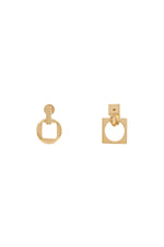 Jacquemus Women's Earrings 'The Square Round D