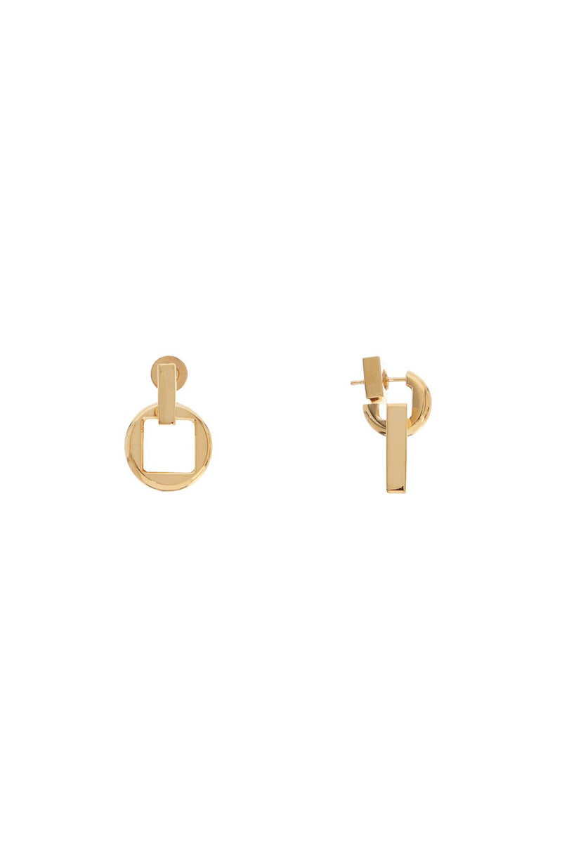 Jacquemus Women's Earrings 'The Square Round D