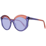 Emilio Pucci Elegant Purple Butterfly Women's Sunglasses