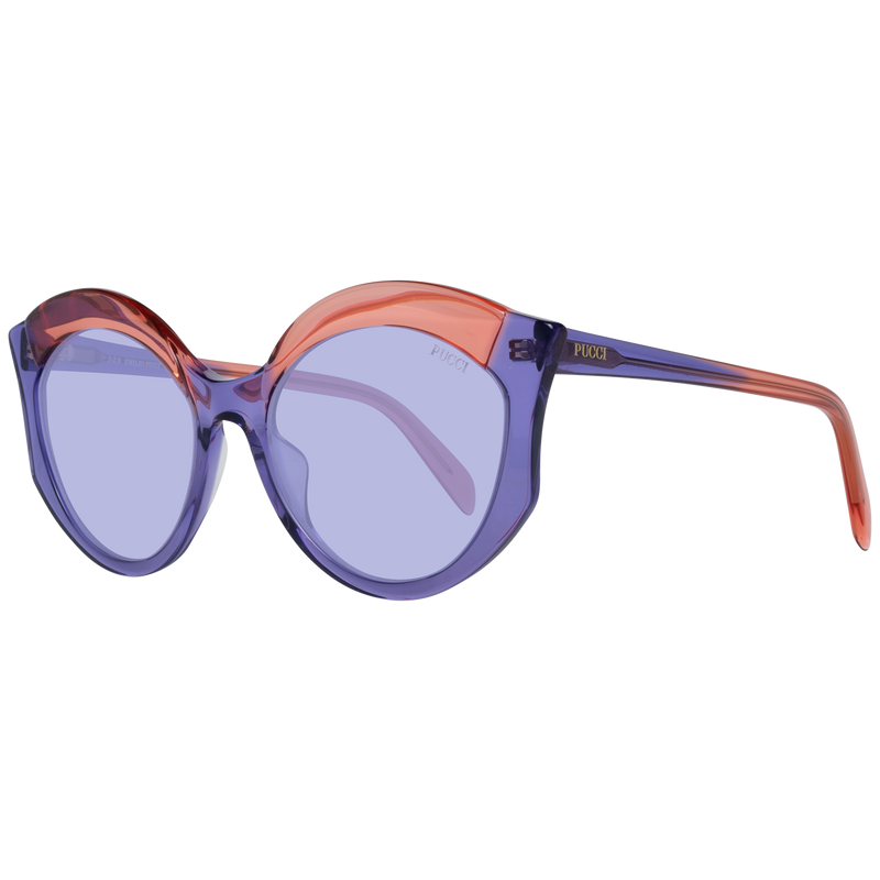 Emilio Pucci Elegant Purple Butterfly Women's Sunglasses