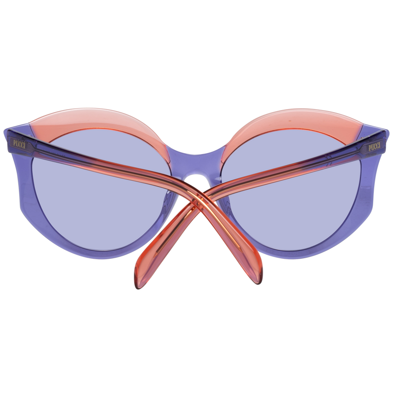 Emilio Pucci Elegant Purple Butterfly Women's Sunglasses