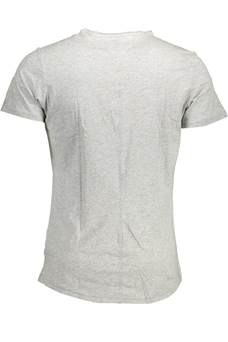 Tommy Hilfiger Gray Polyester Men Men's T-Shirt