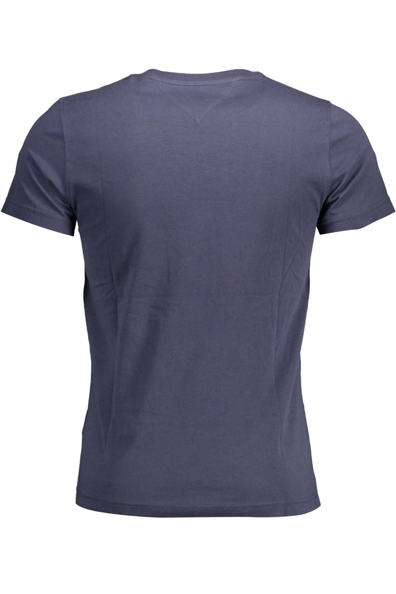 Tommy Hilfiger Blue Cotton Men Men's T-Shirt