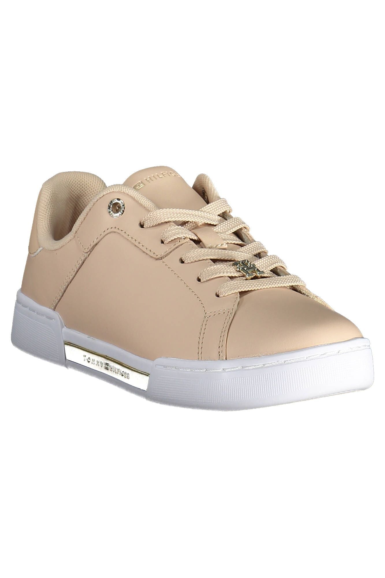 Tommy Hilfiger Pink Leather Women Women's Sneaker