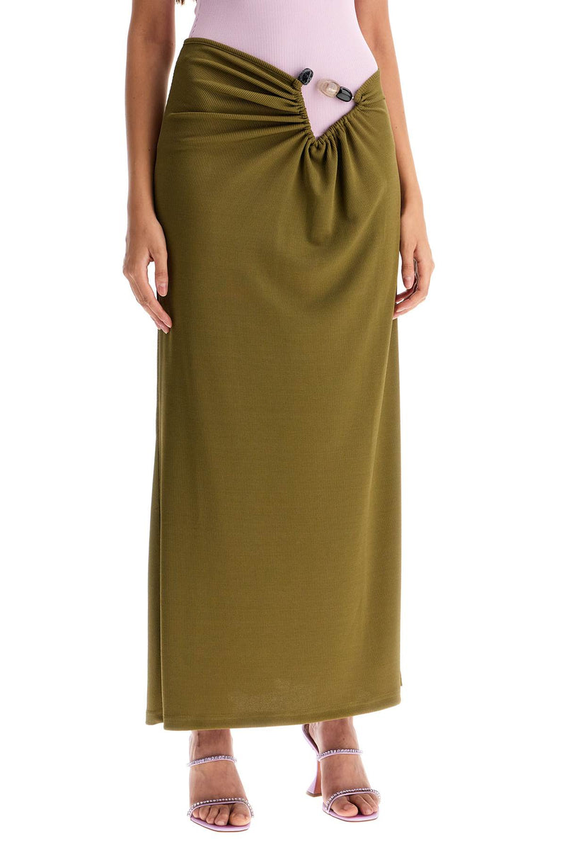 Christopher Esber Women's Long Skirt With Stones