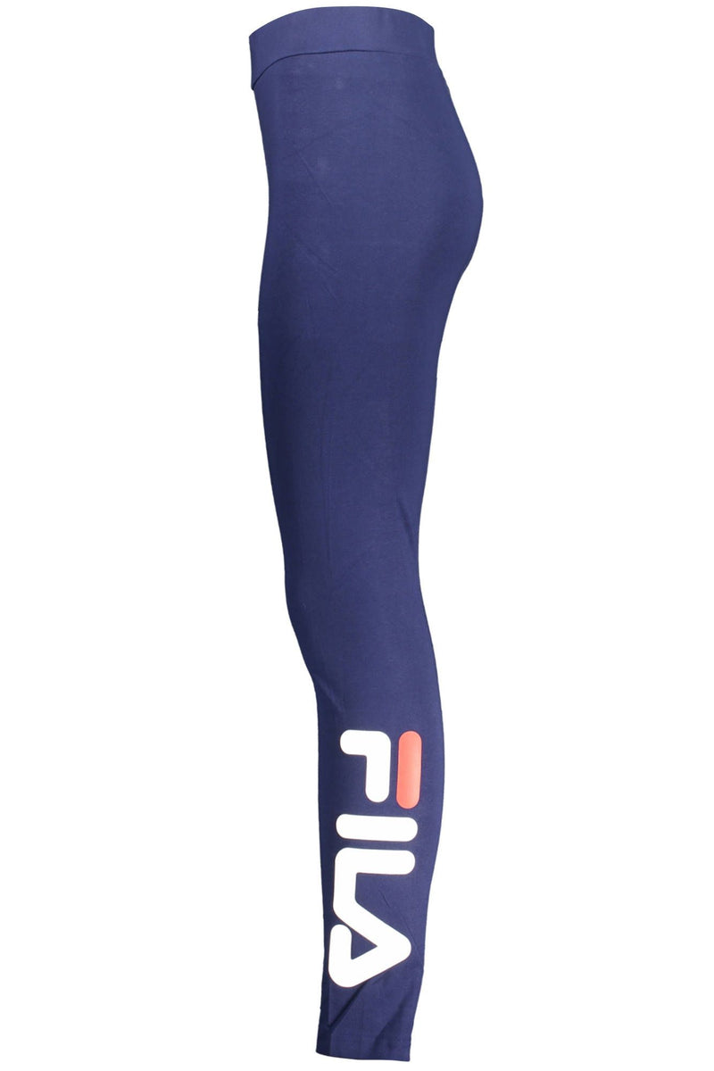 Fila Blue Cotton Women Women's Legging