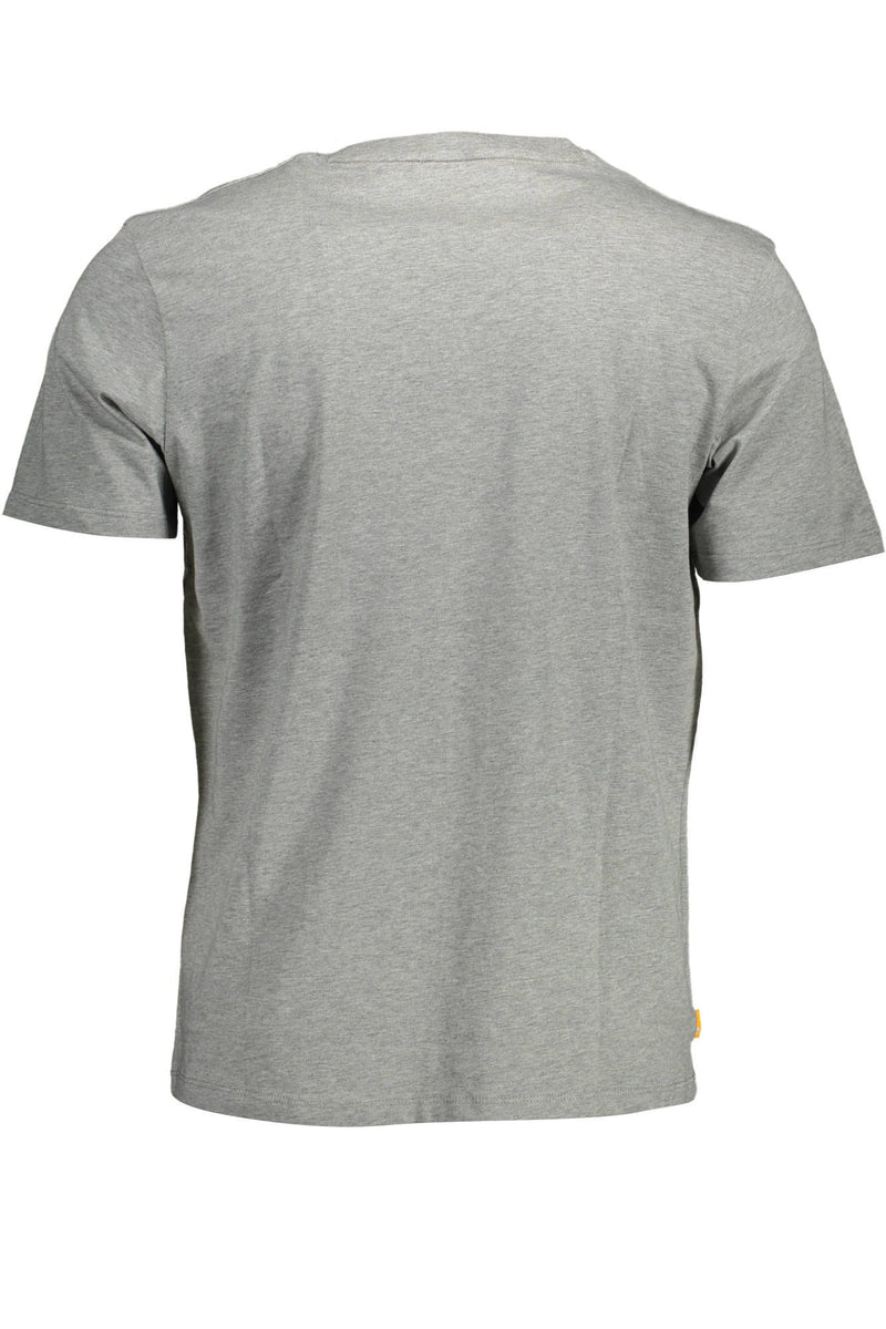 Timberland Gray Cotton Men Men's T-Shirt