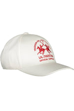 La Martina White Cotton Men Men's Cap