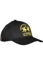 La Martina Black Cotton Men Men's Cap