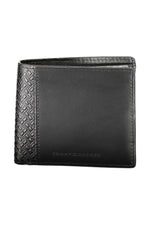 Tommy Hilfiger Black Leather Men Men's Wallet