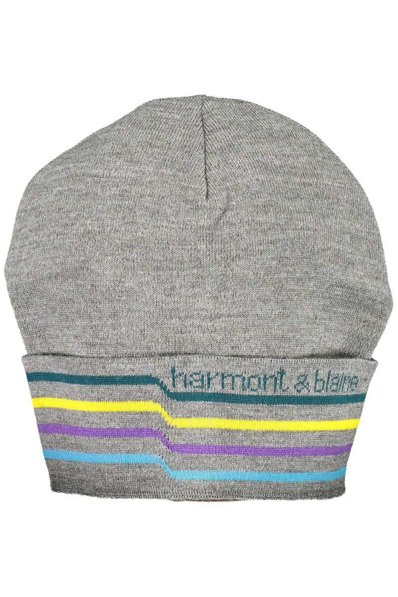 Harmont & Blaine Gray Wool Men Men's Cap