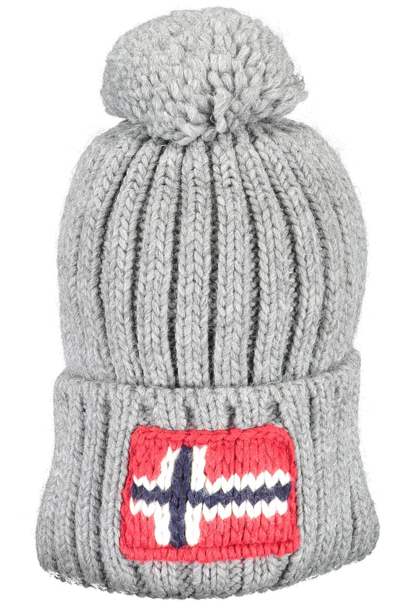 Napapijri Gray Acrylic Men Men's Hat