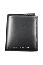 Tommy Hilfiger Black Leather Men Men's Wallet