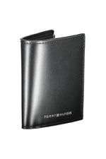 Tommy Hilfiger Black Leather Men Men's Wallet