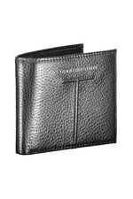 Tommy Hilfiger Black Leather Men Men's Wallet