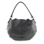 Salvatore Ferragamo Black Leather Shoulder Bag (Pre-Owned)