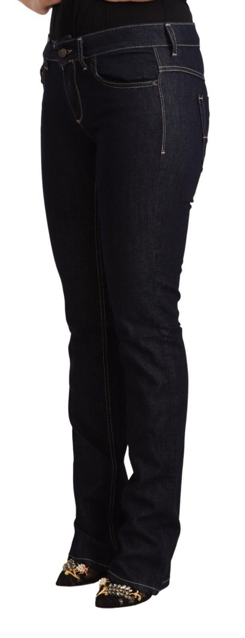 GF Ferre Chic Low Waist Skinny Jeans in Timeless Women's Black