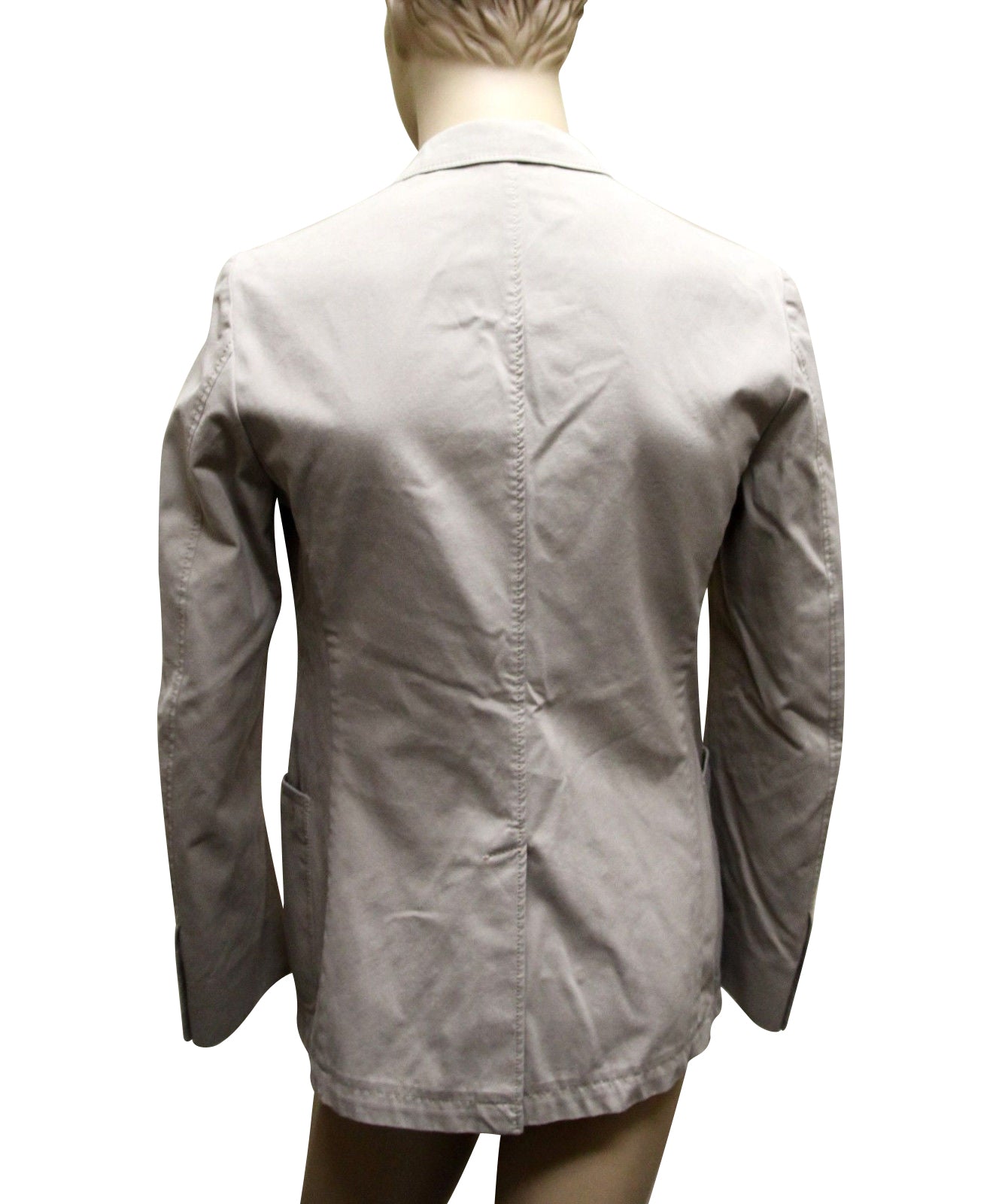 Gucci Men's Beige Cotton Blazer Jacket