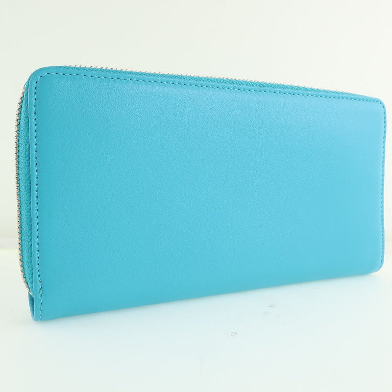 Balenciaga City Blue Pony-Style Calfskin Wallet  (Pre-Owned)