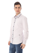 Costume National Pink Cotton Men Men's Shirt