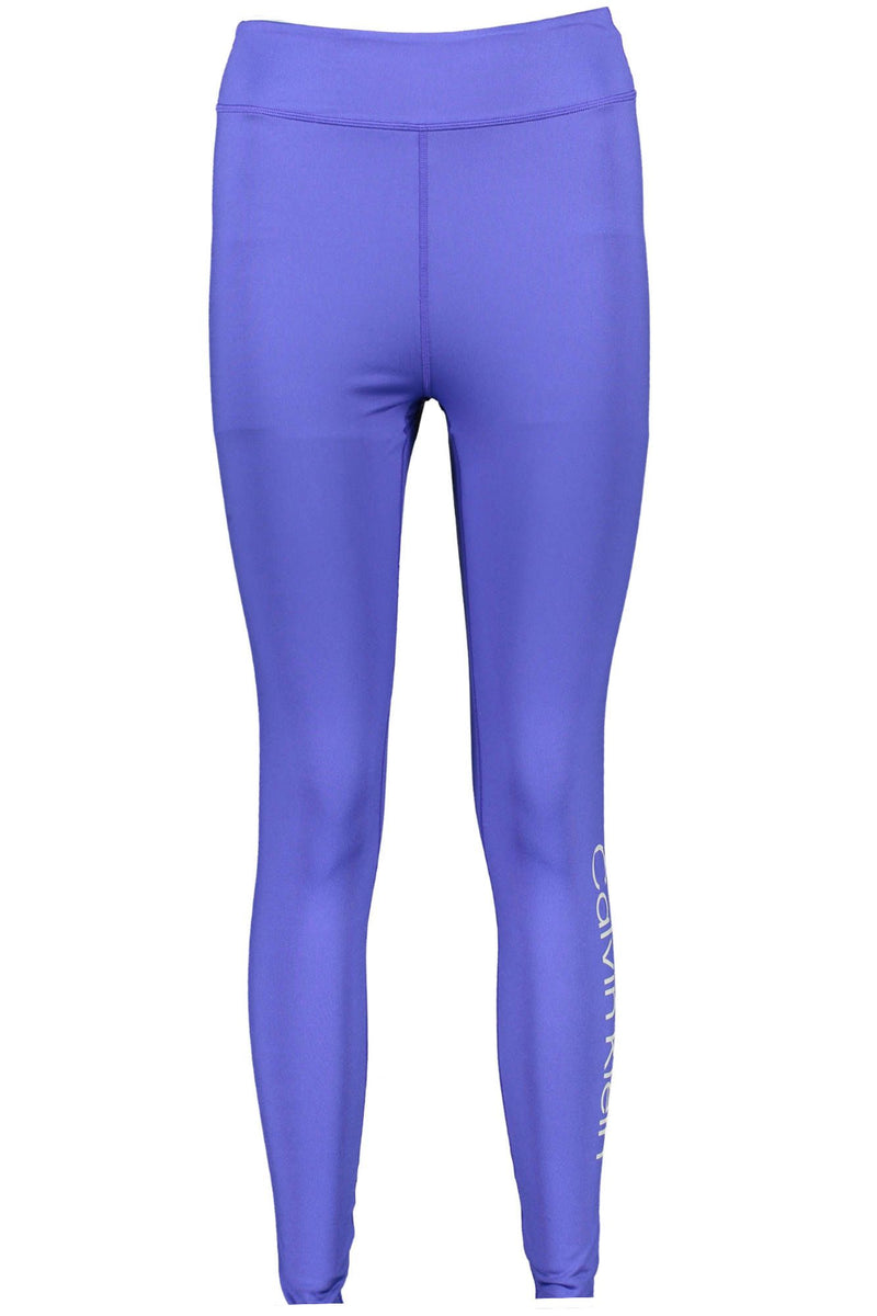 Calvin Klein Blue Polyester Women Women's Legging