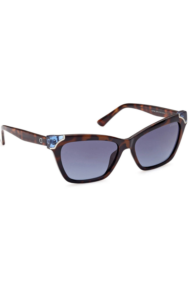 Guess Jeans Black Injected Unisex Women's Sunglass