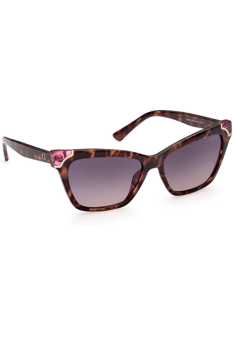 Guess Jeans Brown Injected Women Women's Sunglass