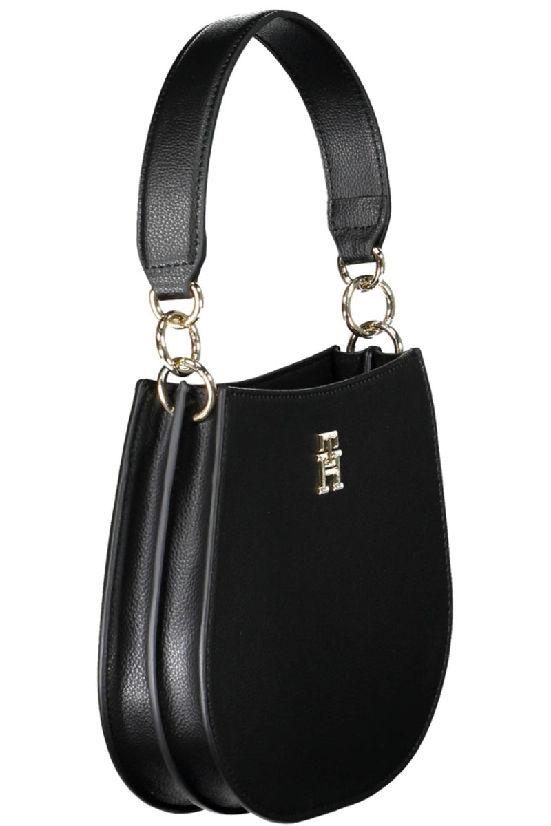 Tommy Hilfiger Black Polyester Women Women's Handbag